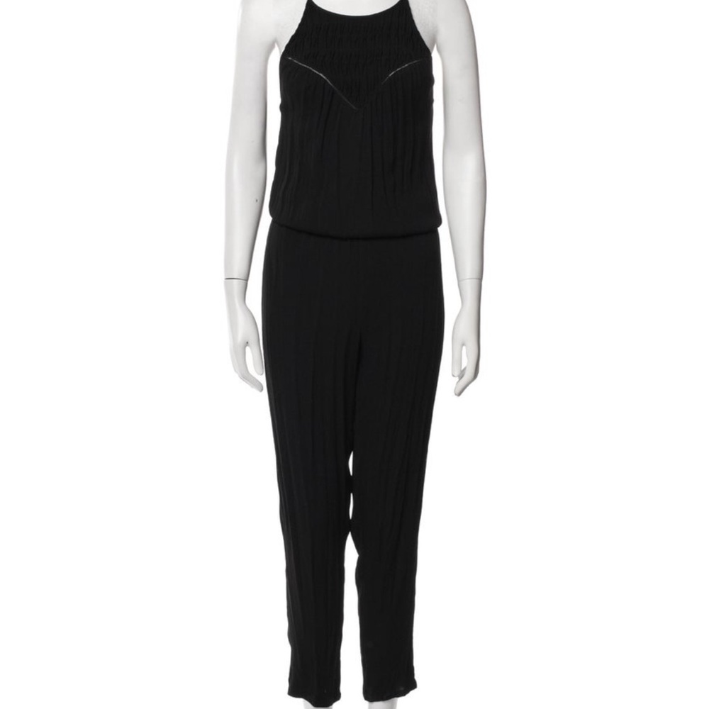 Joie Black Halter Jumpsuit with Streamlined Silhouette